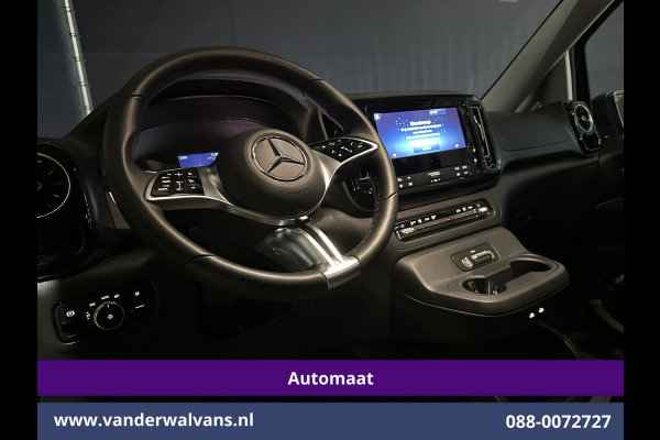 Mercedes-Benz Vito 116 CDI 164pk 9G-Tronic Automaat L2H1 Dubbele Cabine Fabrieksgarantie Euro6 Airco | 2x zijdeur | 5-Zits | 360 graden Camera | Na LED, LM velgen, 2500kg Trekhaak, Adaptieve Cruisecontrol, Parkeersensoren, Isofix, MBUX