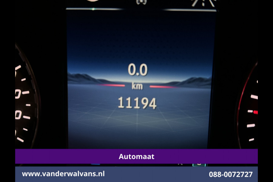 Mercedes-Benz Vito 116 CDI 164pk 9G-Tronic Automaat L2H1 Dubbele Cabine Fabrieksgarantie Euro6 Airco | 2x zijdeur | 5-Zits | 360 graden Camera | Na LED, LM velgen, 2500kg Trekhaak, Adaptieve Cruisecontrol, Parkeersensoren, Isofix, MBUX