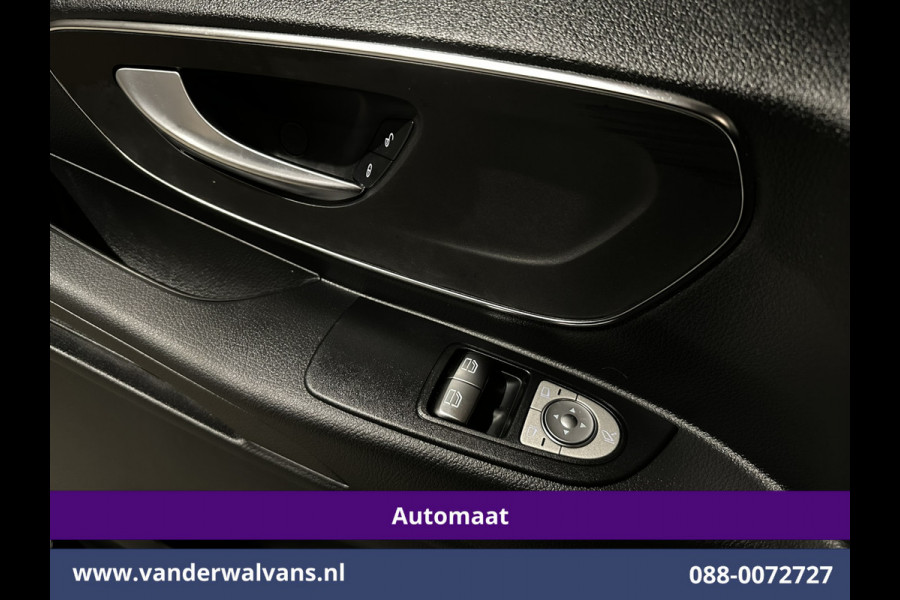 Mercedes-Benz Vito 116 CDI 164pk 9G-Tronic Automaat L2H1 Dubbele Cabine Fabrieksgarantie Euro6 Airco | 2x zijdeur | 5-Zits | 360 graden Camera | Na LED, LM velgen, 2500kg Trekhaak, Adaptieve Cruisecontrol, Parkeersensoren, Isofix, MBUX