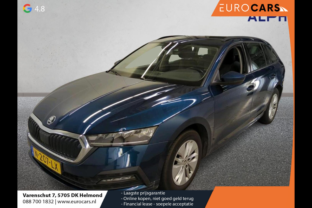Škoda Octavia Combi 1.0 e-TSI Business Edition Navigatie Apple Carplay/Android Auto Parkeersensoren Adaptive Cruise Control Virtual Cockpit Full Led Climate Control Lichtmetalen velgen