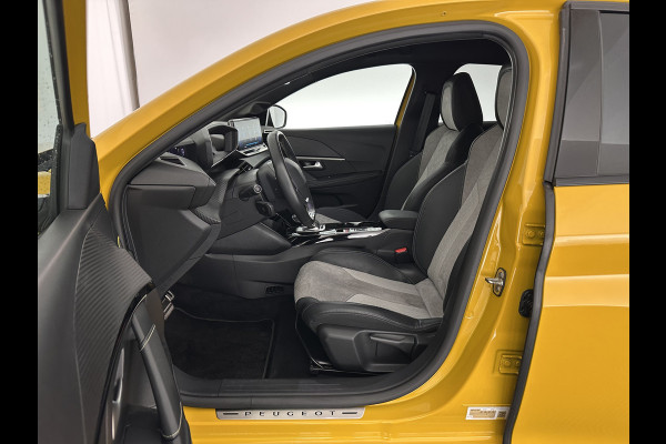 Peugeot e-208 EV GT 350 50 kWh [ 3-Fase ] {SOH-88%} (INCL.BTW) *FULL-LED | DIGI-COCKPIT | BLINDSPOT | CAMERA | LEATHER-ALCANTARA | AMBIENT-LIGHT | NAVI-FULLMAP | LANE-ASSIST | KEYLESS | DAB | CCS-FASTLOADER | HEATED-SPORTSEATS | 17''ALU
