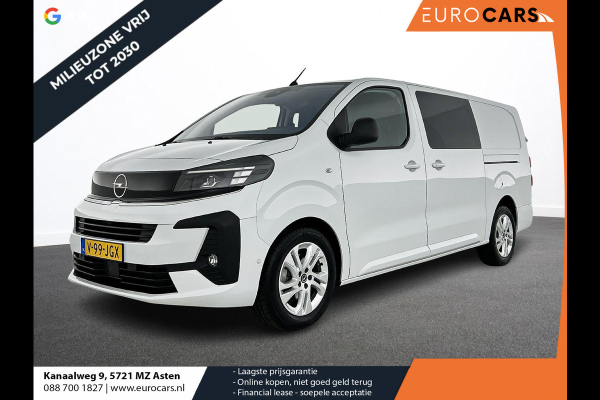 Opel Vivaro 2.0 Diesel 180 S&S L3 Automaat Dubbele Cabine 2 schuifdeuren Android Auto/Apple CarPlay Navigatie Keyless Entry&Start Climate Control Camera Cruise Control Houten afwerking laadruimte Trekhaak lichtmetalen velgen