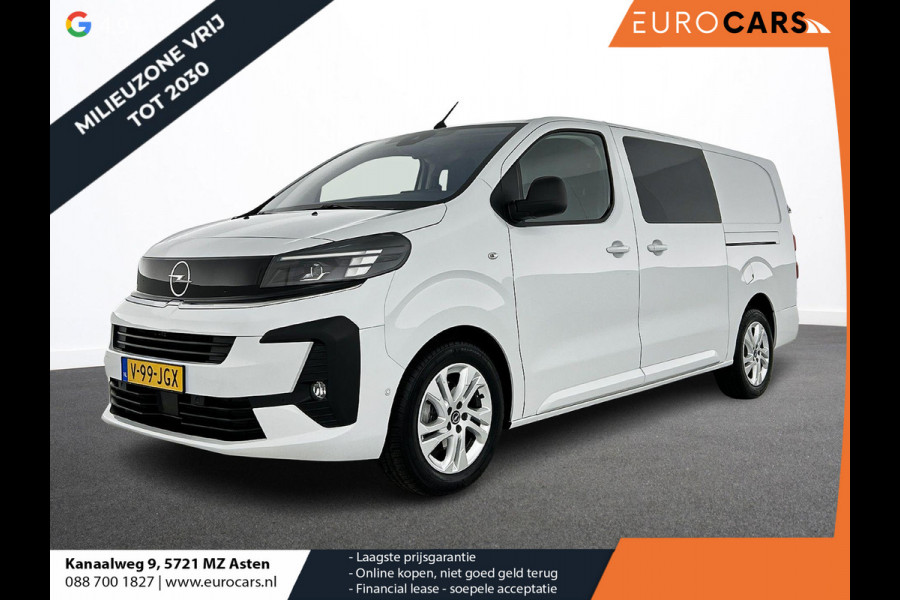 Opel Vivaro 2.0 Diesel 180 S&S L3 Automaat Dubbele Cabine 2 schuifdeuren Android Auto/Apple CarPlay Navigatie Keyless Entry&Start Climate Control Camera Cruise Control Houten afwerking laadruimte Trekhaak lichtmetalen velgen