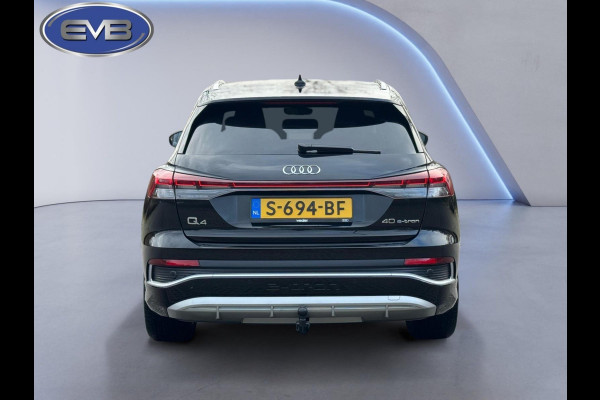 Audi Q4 e-tron 40 S 300 pk edition 77 kWh, SOH 92,5 %, 1 e eigenaar, 2 X S line, 21 ", Electrische trekhaak, NL auto met nap