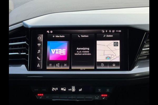 Audi Q4 e-tron 40 S 300 pk edition 77 kWh, SOH 92,5 %, 1 e eigenaar, 2 X S line, 21 ", Electrische trekhaak, NL auto met nap