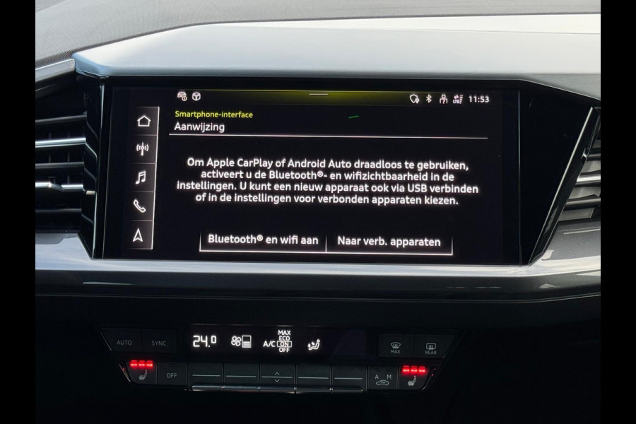 Audi Q4 e-tron 40 S 300 pk edition 77 kWh, SOH 92,5 %, 1 e eigenaar, 2 X S line, 21 ", Electrische trekhaak, NL auto met nap