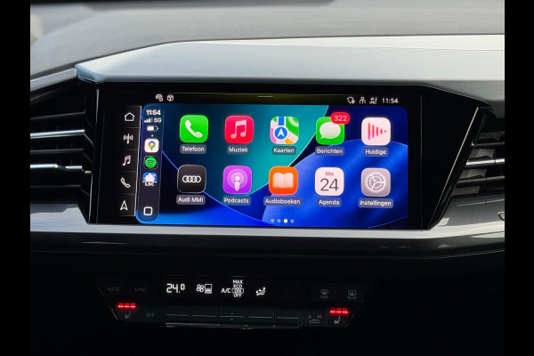 Audi Q4 e-tron 40 S 300 pk edition 77 kWh, SOH 92,5 %, 1 e eigenaar, 2 X S line, 21 ", Electrische trekhaak, NL auto met nap