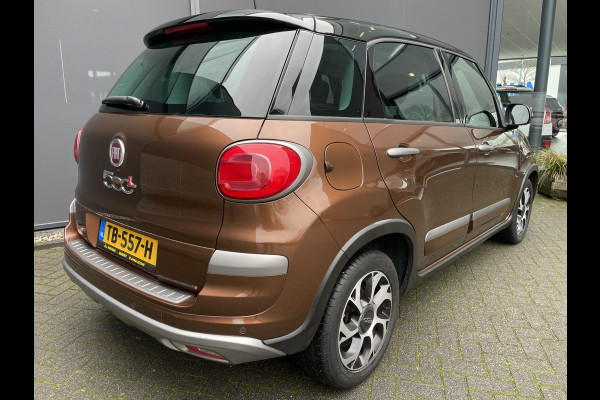 Fiat 500L 0.9 TwinAir Cross Àchteruitrijcamera - Airco - Cruise control - Parkeersensor achter - Navigatiesysteem full map - Bluetooth - Licht metalen velgen 16 inch - Mistlampen voor - Radio - Start/stop systeem - Stuu