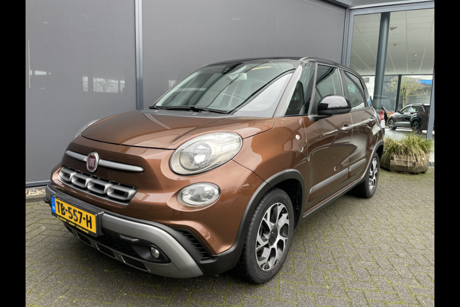 Fiat 500L 0.9 TwinAir Cross Àchteruitrijcamera - Airco - Cruise control - Parkeersensor achter - Navigatiesysteem full map - Bluetooth - Licht metalen velgen 16 inch - Mistlampen voor - Radio - Start/stop systeem - Stuu