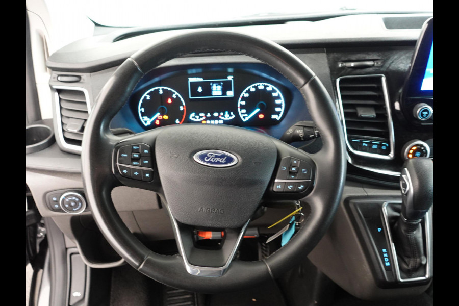 Ford Transit Custom 300 2.0 TDCI L2H1 Limited Dubbele Cabine Automaat Navigatie Airco 2 Schuifdeuren Trekhaak PDC  Carplay  DAB