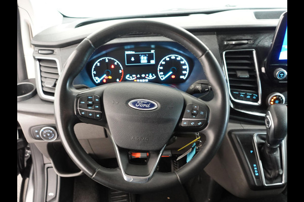 Ford Transit Custom 300 2.0 TDCI L2H1 Limited Dubbele Cabine Automaat Navigatie Airco 2 Schuifdeuren Trekhaak PDC  Carplay  DAB