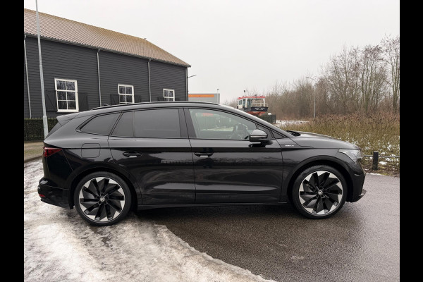 Škoda ENYAQ iV 60 SPORTLINE BLACK-EDITION LEDER APPLE CARPLAY|ANDROID NAVI CLIMATE, TREKHAAK