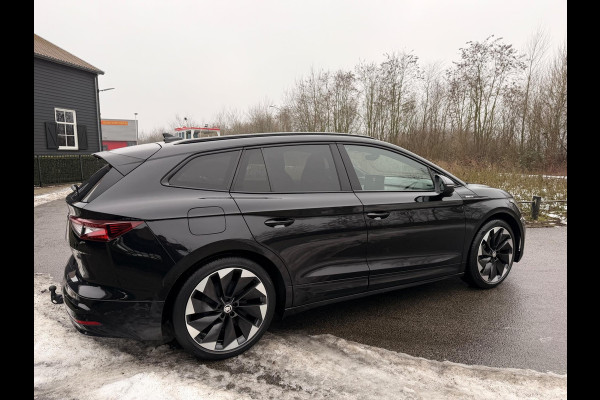 Škoda ENYAQ iV 60 SPORTLINE BLACK-EDITION LEDER APPLE CARPLAY|ANDROID NAVI CLIMATE, TREKHAAK