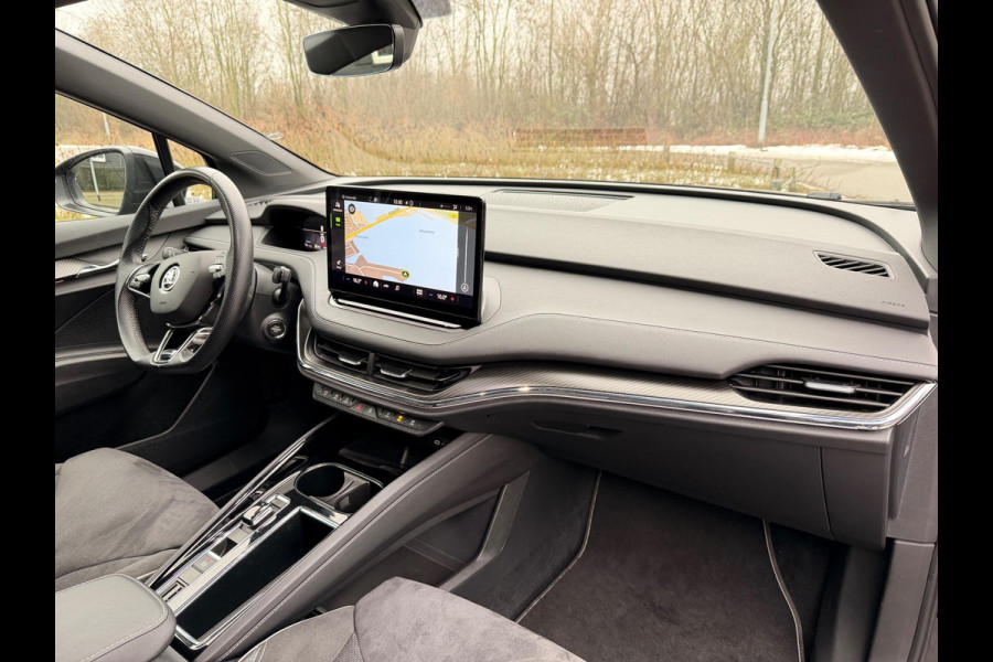 Škoda ENYAQ iV 60 SPORTLINE BLACK-EDITION LEDER APPLE CARPLAY|ANDROID NAVI CLIMATE, TREKHAAK