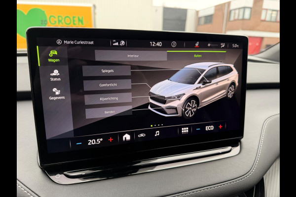 Škoda ENYAQ iV 60 SPORTLINE BLACK-EDITION LEDER APPLE CARPLAY|ANDROID NAVI CLIMATE, TREKHAAK
