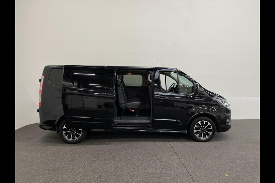 Ford Transit Custom 2.0 TDCI L2H1 Limited Sport Dubbele Cabine Airco Cruise Control Navi Trekhaak 2x schuifdeur apk t/m 10-12-'26