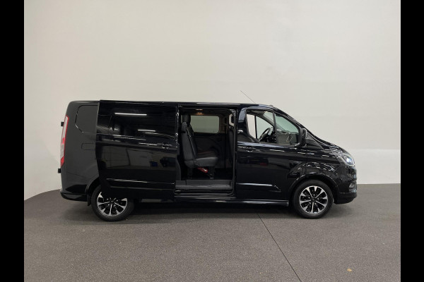 Ford Transit Custom 2.0 TDCI L2H1 Limited Sport Dubbele Cabine Airco Cruise Control Navi Trekhaak 2x schuifdeur apk t/m 10-12-'26