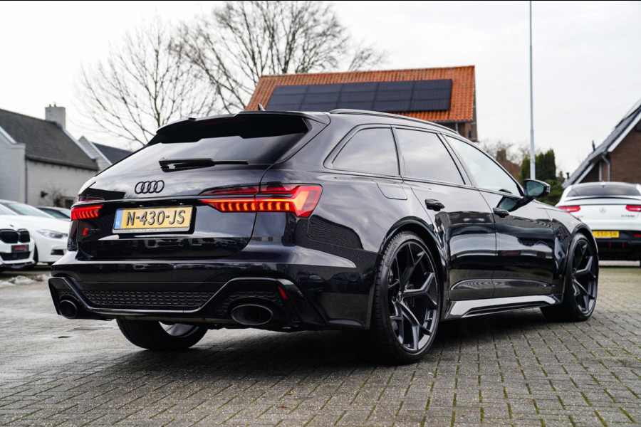 Audi RS6 Avant RS6 TFSI Quattro | B&O Advanced | Dynamic PLUS pakket | Keramisch | 360cam | HuD | Competition Velgen | Nightvision