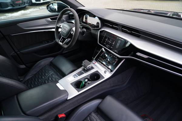 Audi RS6 Avant RS6 TFSI Quattro | B&O Advanced | Dynamic PLUS pakket | Keramisch | 360cam | HuD | Competition Velgen | Nightvision