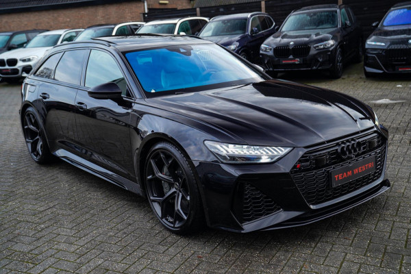 Audi RS6 Avant RS6 TFSI Quattro | B&O Advanced | Dynamic PLUS pakket | Keramisch | 360cam | HuD | Competition Velgen | Nightvision