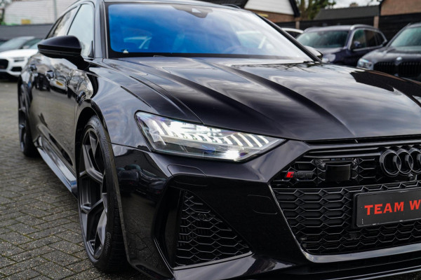 Audi RS6 Avant RS6 TFSI Quattro | B&O Advanced | Dynamic PLUS pakket | Keramisch | 360cam | HuD | Competition Velgen | Nightvision