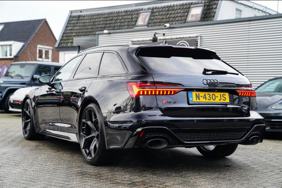 Audi RS6 Avant RS6 TFSI Quattro | B&O Advanced | Dynamic PLUS pakket | Keramisch | 360cam | HuD | Competition Velgen | Nightvision