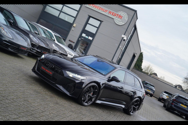 Audi RS6 Avant RS6 TFSI Quattro | B&O Advanced | Dynamic PLUS pakket | Keramisch | 360cam | HuD | Competition Velgen | Nightvision