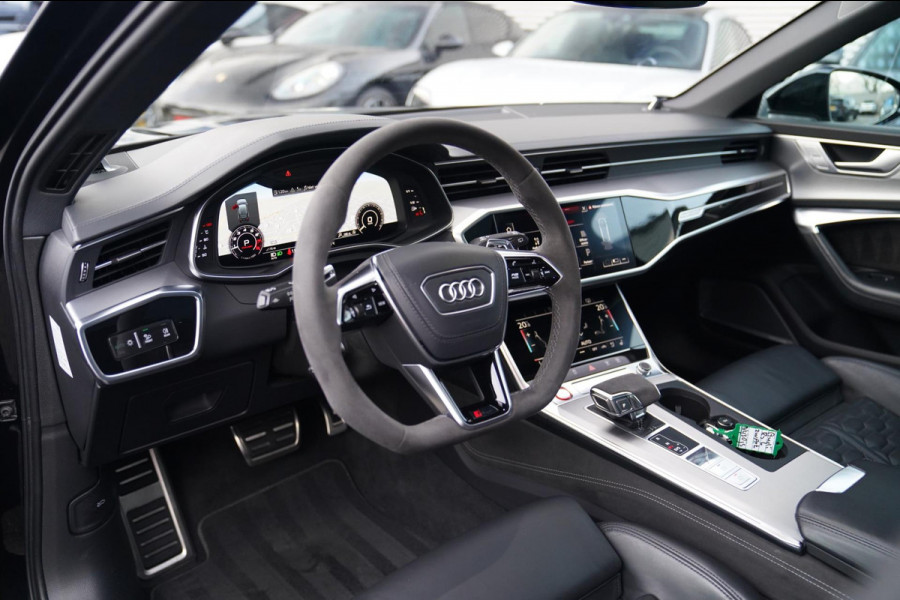 Audi RS6 Avant RS6 TFSI Quattro | B&O Advanced | Dynamic PLUS pakket | Keramisch | 360cam | HuD | Competition Velgen | Nightvision