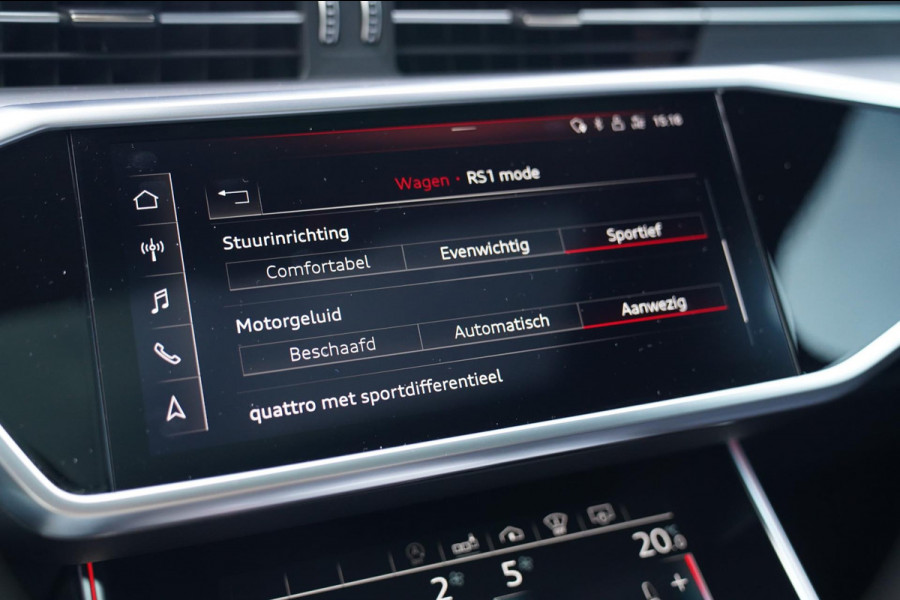 Audi RS6 Avant RS6 TFSI Quattro | B&O Advanced | Dynamic PLUS pakket | Keramisch | 360cam | HuD | Competition Velgen | Nightvision