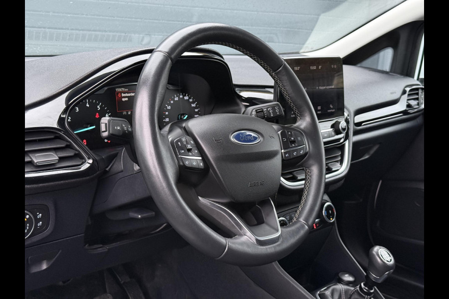Ford Fiesta 1.0 EcoBoost Hybrid ST-Line X Navi,125pk,6 Bak,Carplay,Camera,Stoelverw,Stuurverw,Clima,Cruise,Pdc V+A,Lm velgen,N.A.P,Apk tot 04-2027