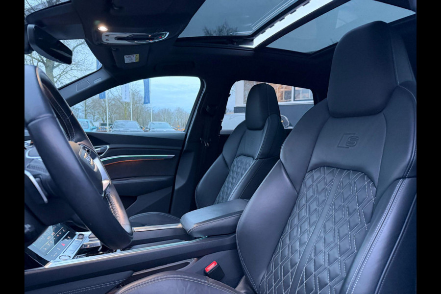 Audi e-tron e-tron 55 quattro advanced 95 kWh S LINE | CRUISE CONTROL ADAPTIVE | LEDEREN+ ELECTR. STOELEN+ GEHEUGEN |  B&O AUDIO | PANORAMADAK | TREKHAAK