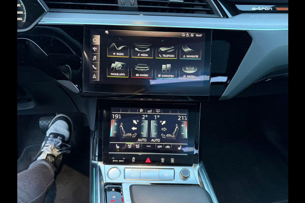 Audi e-tron e-tron 55 quattro advanced 95 kWh S LINE | CRUISE CONTROL ADAPTIVE | LEDEREN+ ELECTR. STOELEN+ GEHEUGEN |  B&O AUDIO | PANORAMADAK | TREKHAAK