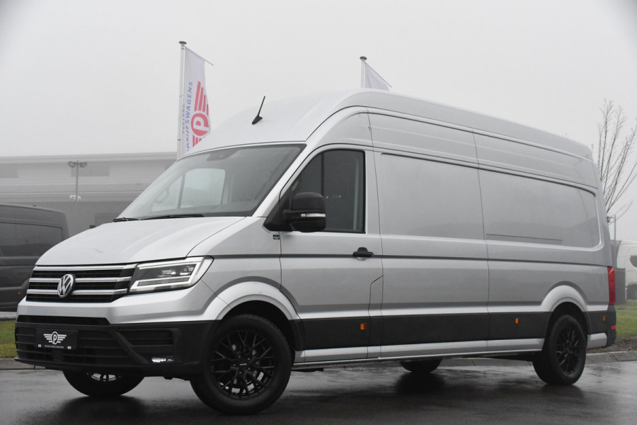 Volkswagen Crafter 35 2.0 TDI L4H4 Highline Adaptieve Cruise, Camera, Carplay, LED, Clima, Automaat, Sensoren, 177pk, Trekhaak, Sensoren, Uniek! camper project