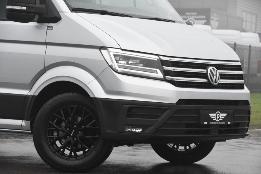 Volkswagen Crafter 35 2.0 TDI L4H4 Highline Adaptieve Cruise, Camera, Carplay, LED, Clima, Automaat, Sensoren, 177pk, Trekhaak, Sensoren, Uniek! camper project