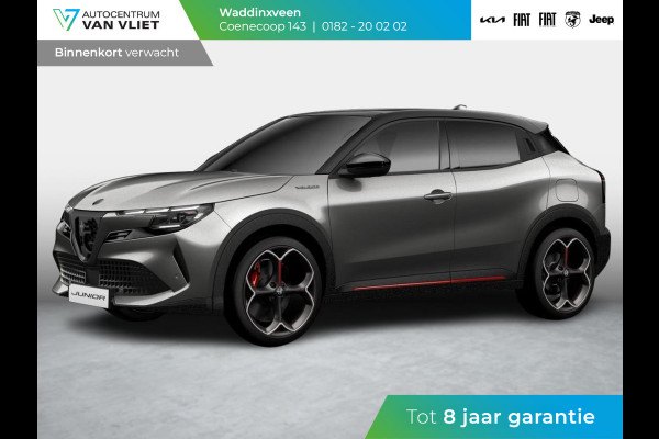 Alfa Romeo junior Elettrica Veloce 54 kWh 280pk Pack Tech | Pack Sport | Schuif/Kanteldak | Arese Silver