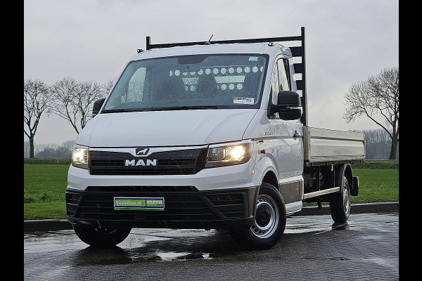 MAN TGE 35 2.0 L3 Open-Laadbak Trekhaak Airco 3-Zits Navi 140Pk Euro6!