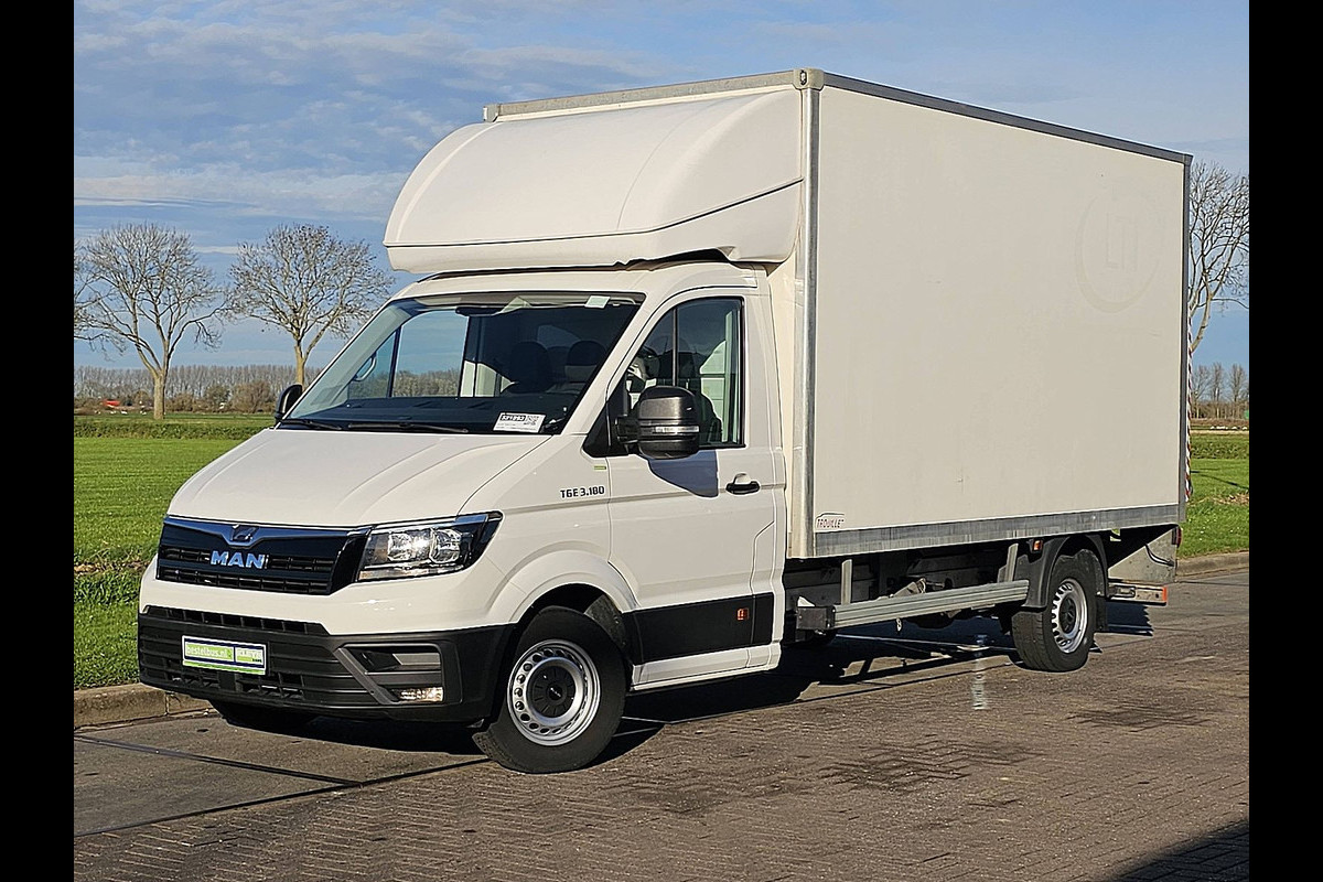 MAN TGE 35 2.0 Bakwagen Laadklep Zijdeur Spoiler 177Pk Camera Navi