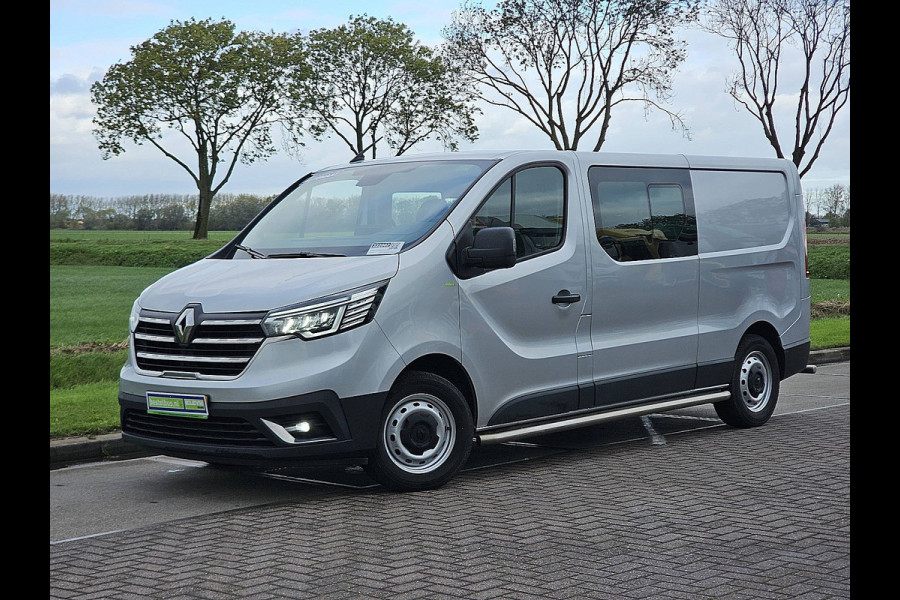 Renault Trafic 2.0 dCi 150 T29 L2H1 DC Airco Automaat Navi Sidebars Euro6 150Pk NAP 1e Eigenaar!