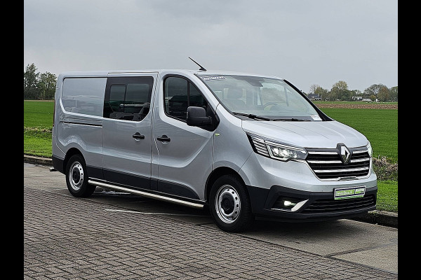 Renault Trafic 2.0 dCi 150 T29 L2H1 DC Airco Automaat Navi Sidebars Euro6 150Pk NAP 1e Eigenaar!