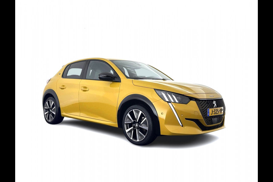 Peugeot e-208 EV GT 350 50 kWh [ 3-Fase ] {SOH-88%} (INCL.BTW) *FULL-LED | DIGI-COCKPIT | BLINDSPOT | CAMERA | LEATHER-ALCANTARA | AMBIENT-LIGHT | NAVI-FULLMAP | LANE-ASSIST | KEYLESS | DAB | CCS-FASTLOADER | HEATED-SPORTSEATS | 17''ALU