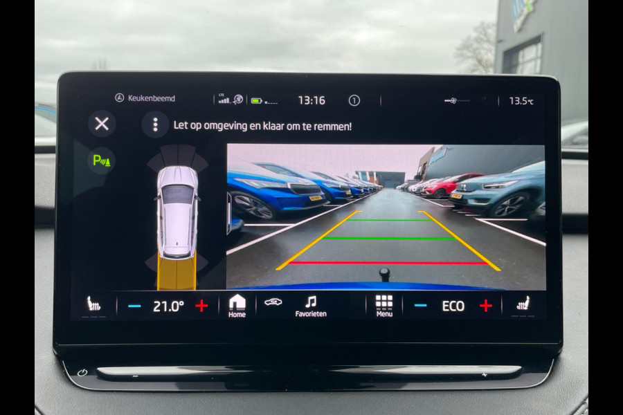 Škoda ENYAQ iV 60 Sportline|SOH 89%|AFN.TREKHAAK|KUIPSTOEL|CARPLAY/ANDROID|CAMERA|ACC|STOEL+STUURVERW.|IN.BTW|NL-AUTO|1e EIG.|NAP|