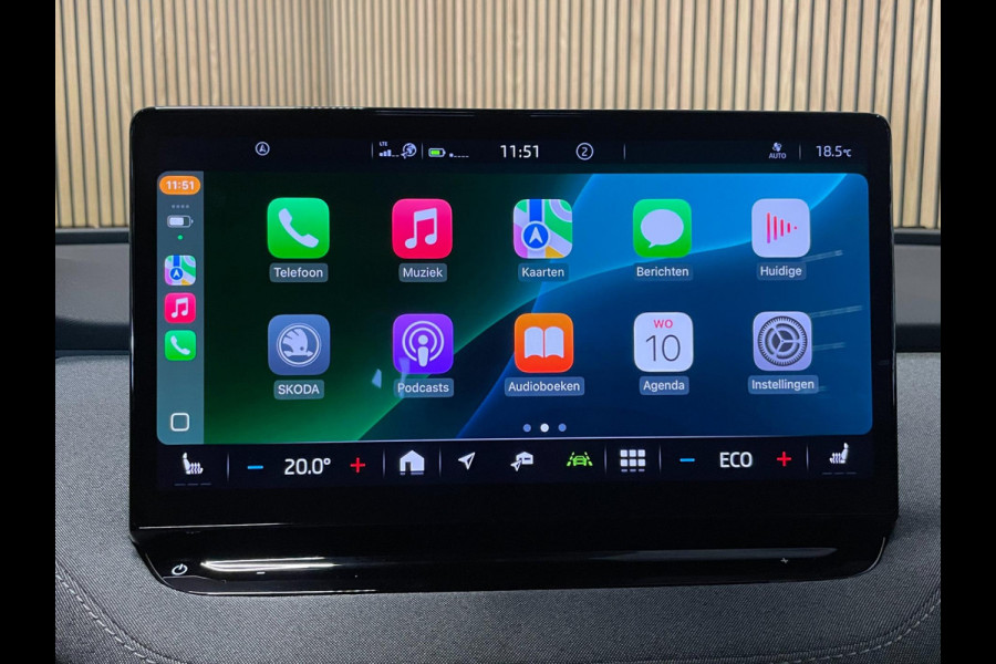 Škoda ENYAQ iV 60|88% SOH|1/2LEDER|STOELVERW|CAMERA|CARPLAY|ANDROID AUTO|NAVIGATIE|CLIMATE, CRUISE CONTROL|NL|NAP|1e EIG|INCL BTW|