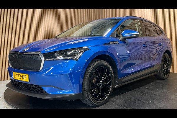 Škoda ENYAQ iV 60 First|91% SOH|LEDER|TREKH|ELEK.INTER|STOEL+STUURVERW|ACC|CARPLAY+ANDROID|NAVI|CLIMA+CRUISE|NL|NAP|1e EIG|IN BTW|