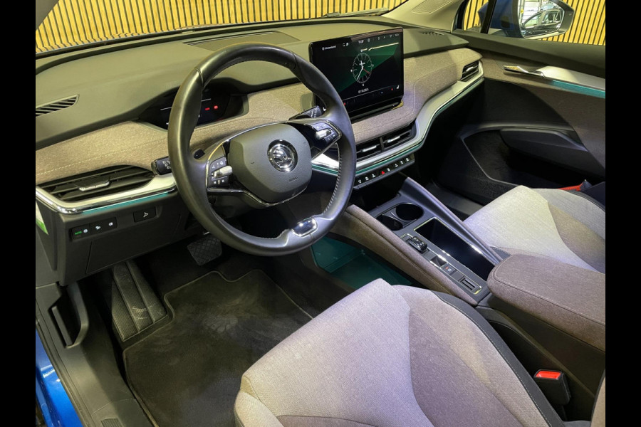 Škoda ENYAQ iV 60 First|91% SOH|LEDER|TREKH|ELEK.INTER|STOEL+STUURVERW|ACC|CARPLAY+ANDROID|NAVI|CLIMA+CRUISE|NL|NAP|1e EIG|IN BTW|