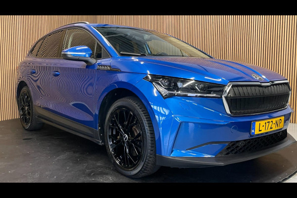 Škoda ENYAQ iV 60 First|91% SOH|LEDER|TREKH|ELEK.INTER|STOEL+STUURVERW|ACC|CARPLAY+ANDROID|NAVI|CLIMA+CRUISE|NL|NAP|1e EIG|IN BTW|