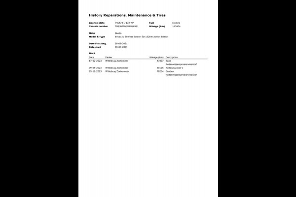 Škoda ENYAQ iV 60 First|91% SOH|LEDER|TREKH|ELEK.INTER|STOEL+STUURVERW|ACC|CARPLAY+ANDROID|NAVI|CLIMA+CRUISE|NL|NAP|1e EIG|IN BTW|