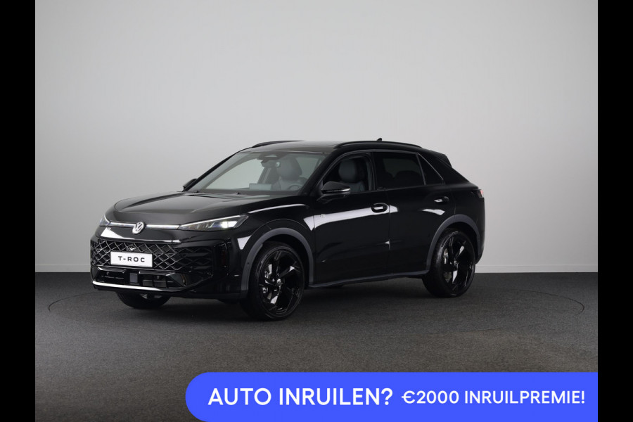 Volkswagen T-Roc R-Line First Edition 1.5 eTSI 110 kW / 150 PK SUV | Interieur Pakket leder 'Varenna' | Black Style Pakket | Panoramaschuif-kanteldak | Trekhaak | Koplampverlichting matrix-led (IQ.LIGHT) | Assistance Pakket | Elek. achterklep