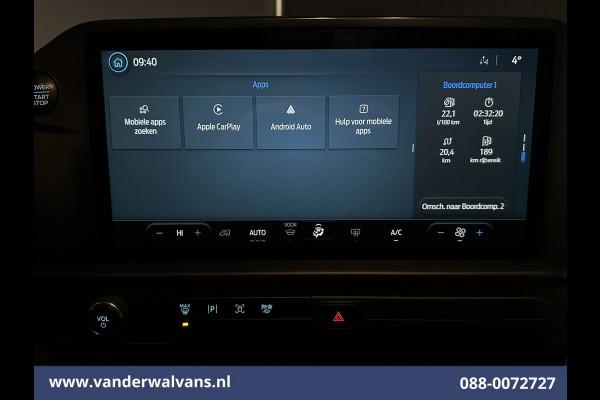 Ford Transit Custom 2.0 TDCI 136pk L1H1 Euro6 Airco | Camera | LED | Apple Carplay | Cruisecontrol Android Auto, Verwarmde voorruit, Parkeersensoren, Bijrijdersbank