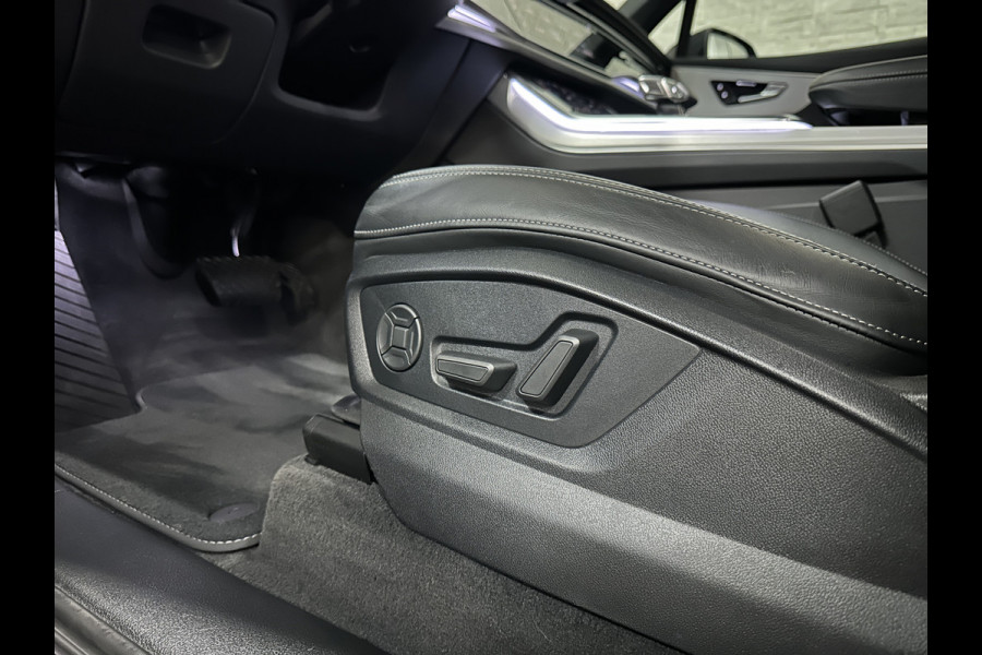 Audi Q7 55 TFSI e S-Line | Panorama | Leder | Luchtvering | LED-Matrix | Keyless-Go | 22 inch | Memory | Stoelverwarming V+A | Camera | Virtual-Cockpit | 3-Zone Clima | Draadloos Laden | Standkachel | Getint Glas |
