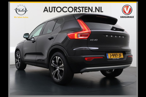 Volvo XC40 2.0 T5 AWD AUT-8 Leer-Contour+verwarmd Intro-Edition Adap.Cruise Camera Apple Carplay Navi Ecc DAB Pdc Intro Edition Keyless Lmv 19" Elek.Achterklep Lane Keeping BLIS Cross Traffic Alert Road Sign Info Pilot Assist Zeer complete unieke XC40 € 60.000 nieuw! 2.100kg trekvermogen!